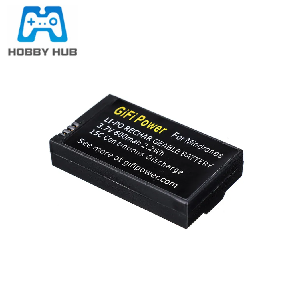 Аккумуляторная батарея 3,7 В, 600 мА · ч, 2,2 Вт/ч, 15C, для попугаев, мини-дронов, мамбо, прыжки, сумо и Роллинг-паук