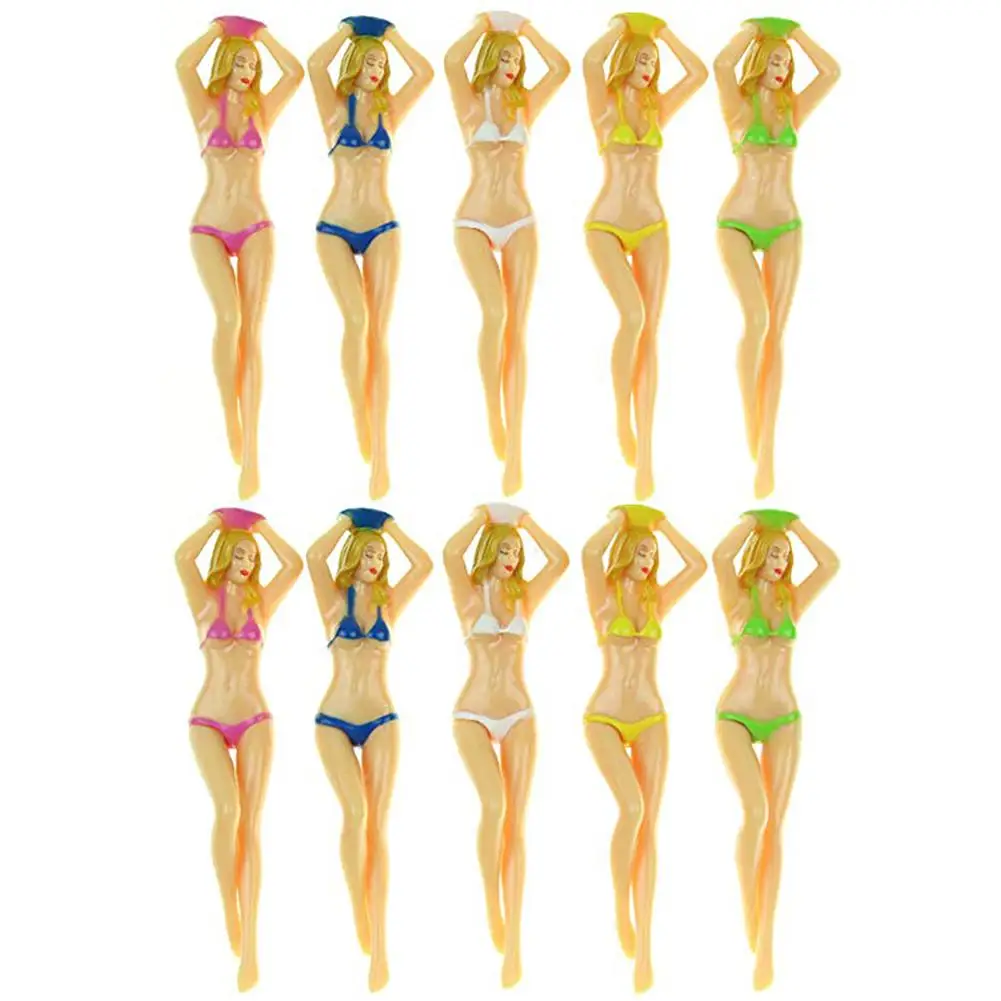 10 шт. новые высококачественные футболки для гольфа детское бикини Гольф Шпильки