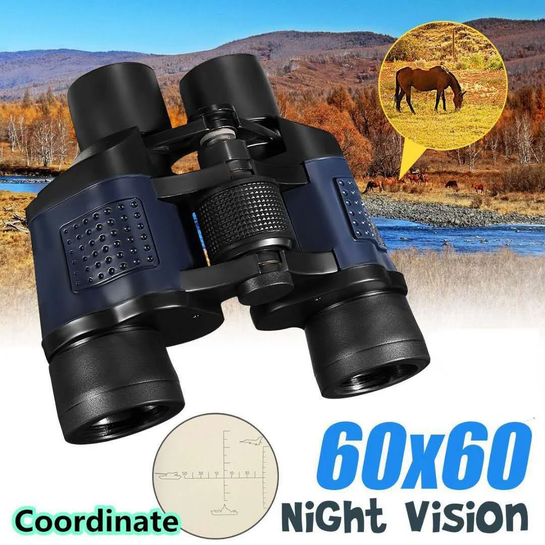 

High Clarity Telescope 60X60 Binoculars 10000M High Power For Outdoor Hunting Optical Night Vision Binocular Fixed Zoom