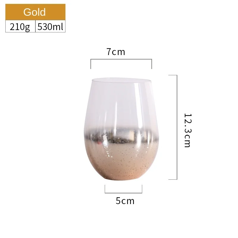 

Coffee Milk Cup Starry Sky Cup Crystal Glass Juice Cup Beer Cup Valentine's Day Gift Cup Double Wall Glass Water Bottle
