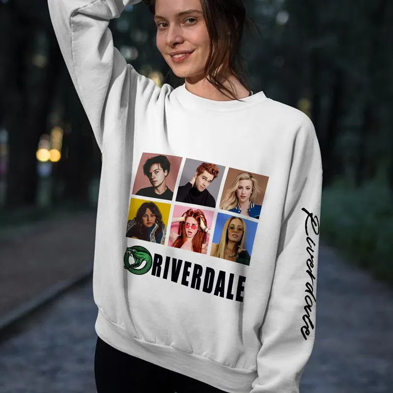 

Riverdale Autumn Winter Male Female Casual Sweatshirt South Side Serpents' Personality Print Pullovers Oversize Hoodies Colorful