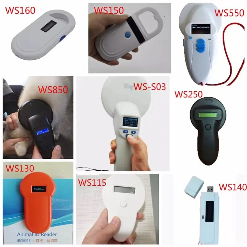 Маленький RFID сканер vets для домашних животных устройство чтения микрочипов и