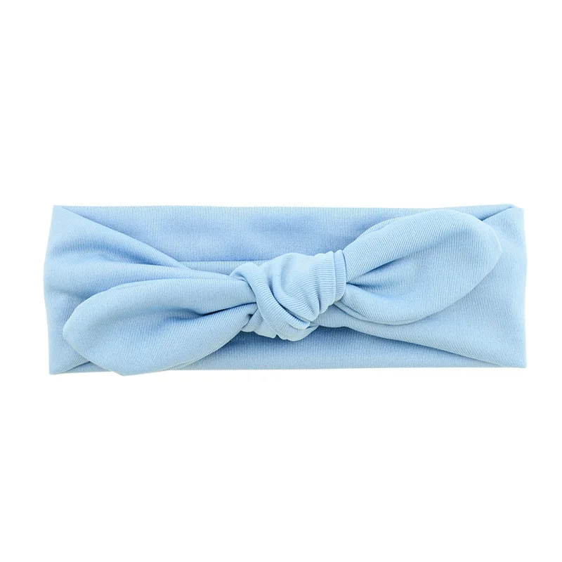 Kids Princess Bowknot Colorful Headbands Girls Elastic Headwraps Rabbit Ear Hairbands Summer Style Hair Accessories | Детская одежда и