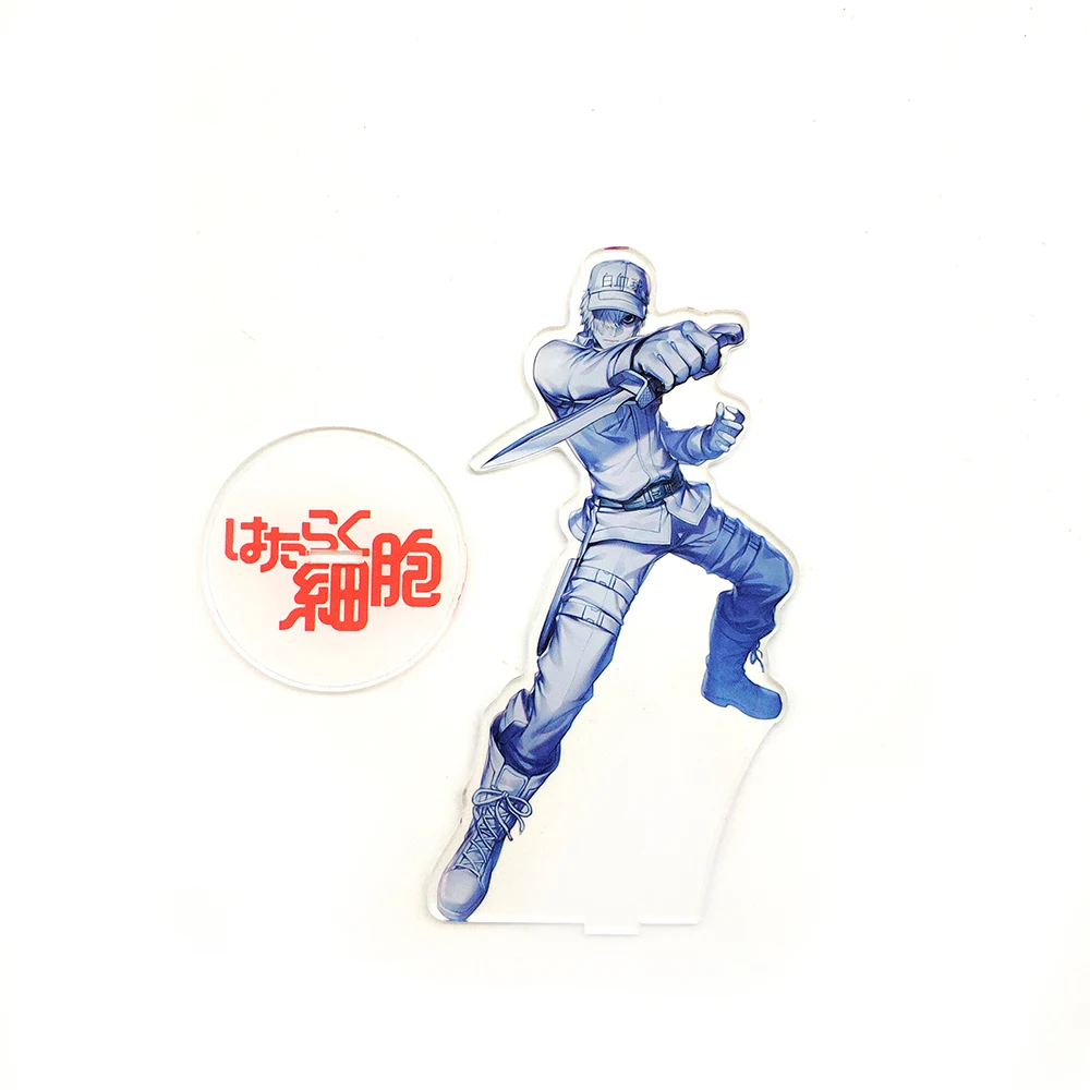 Cells At Work Hataraku Saibo Neutrophil acrylic stand figure model plate holder cake topper anime fire cool | Игрушки и хобби