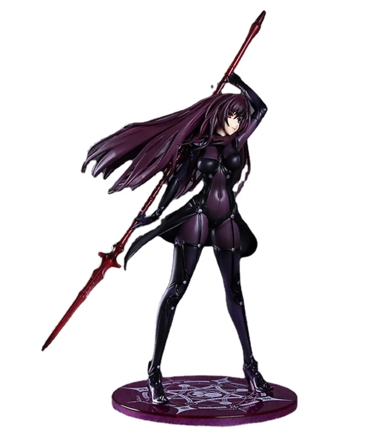 Фигурка аниме Scathach PLUM Fate Grand Order Lancer в обтяжку сексуальное платье из ПВХ Детский