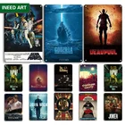 Металлический постер в винтажном стиле, жестяной знак, декоративная настенная тарелка, Ретро Декор для гостиной, настенные наклейки, домашний декор