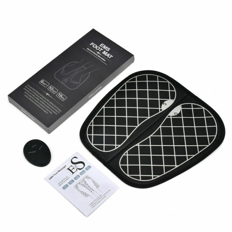 

Electric EMS Foot Massager Pad Feet Muscle Stimulator Foot Massage Mat Improve Blood Circulation Relieve Ache Pain Health Care