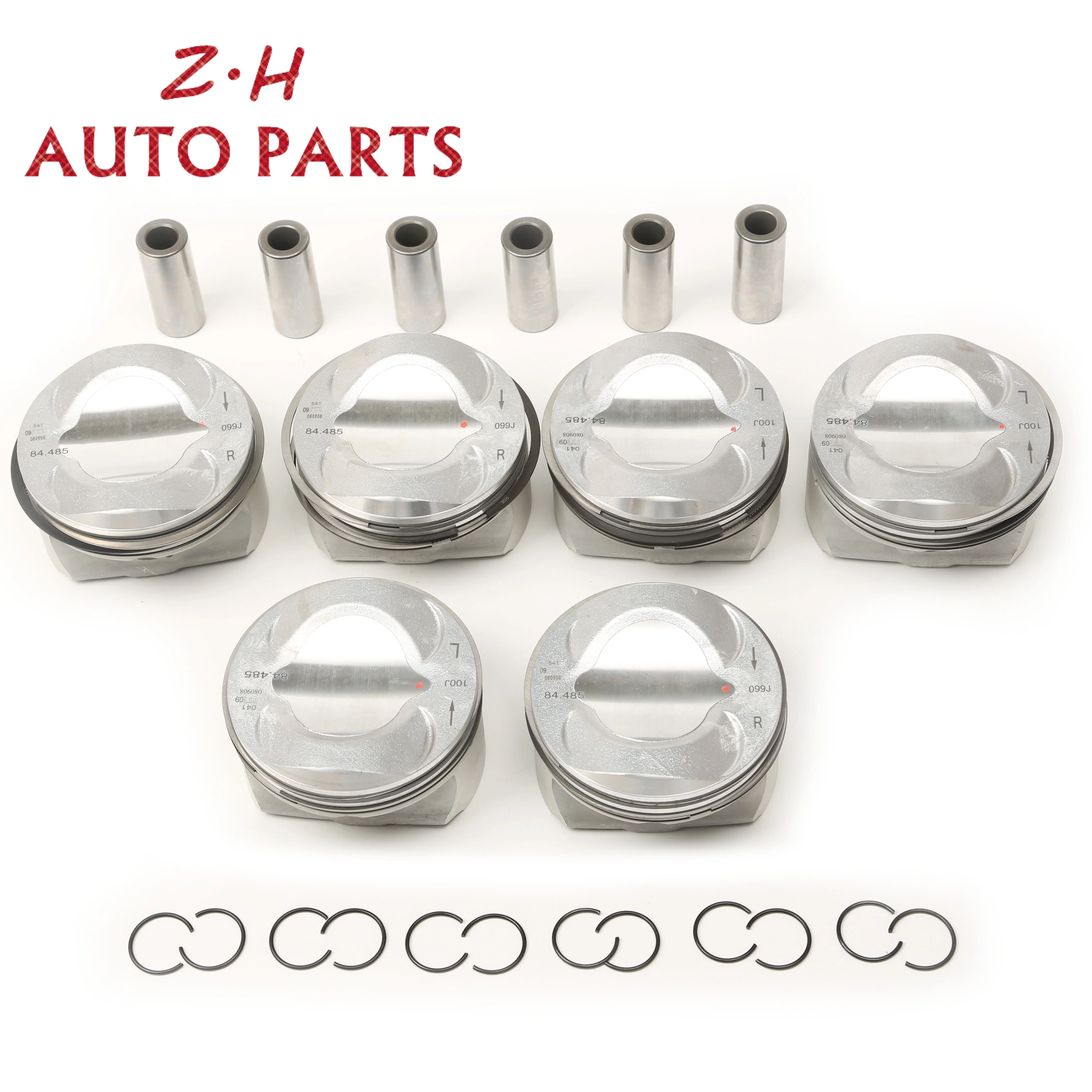 

STD 84.5 MM Engine Pistons & Rings Assembly For Audi 3.2L V6 A6/S6/Avant Quattro A4 /S4 Cabrio A8 079 311 327 A 06E 107 066 AQ