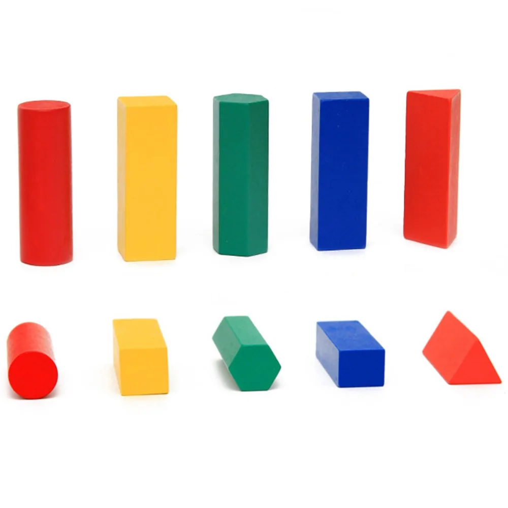 

2020 High Quality Colorful Baby Toys Montessori Geometry Ladder Wooden Toys Education Stick Early Learning & Education Toy