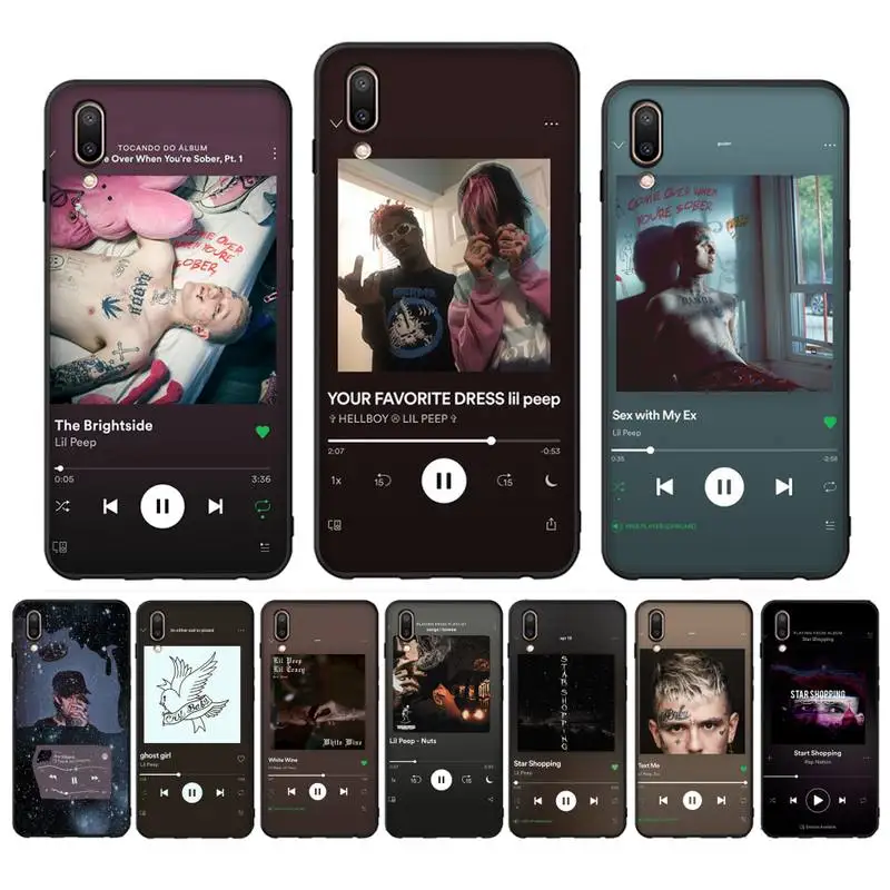 

Lil Peep Hellboy Love Phone Case For Oppo Reno Realme C3 6Pro for vivo Y91C Y17 Y19 Funda Capa