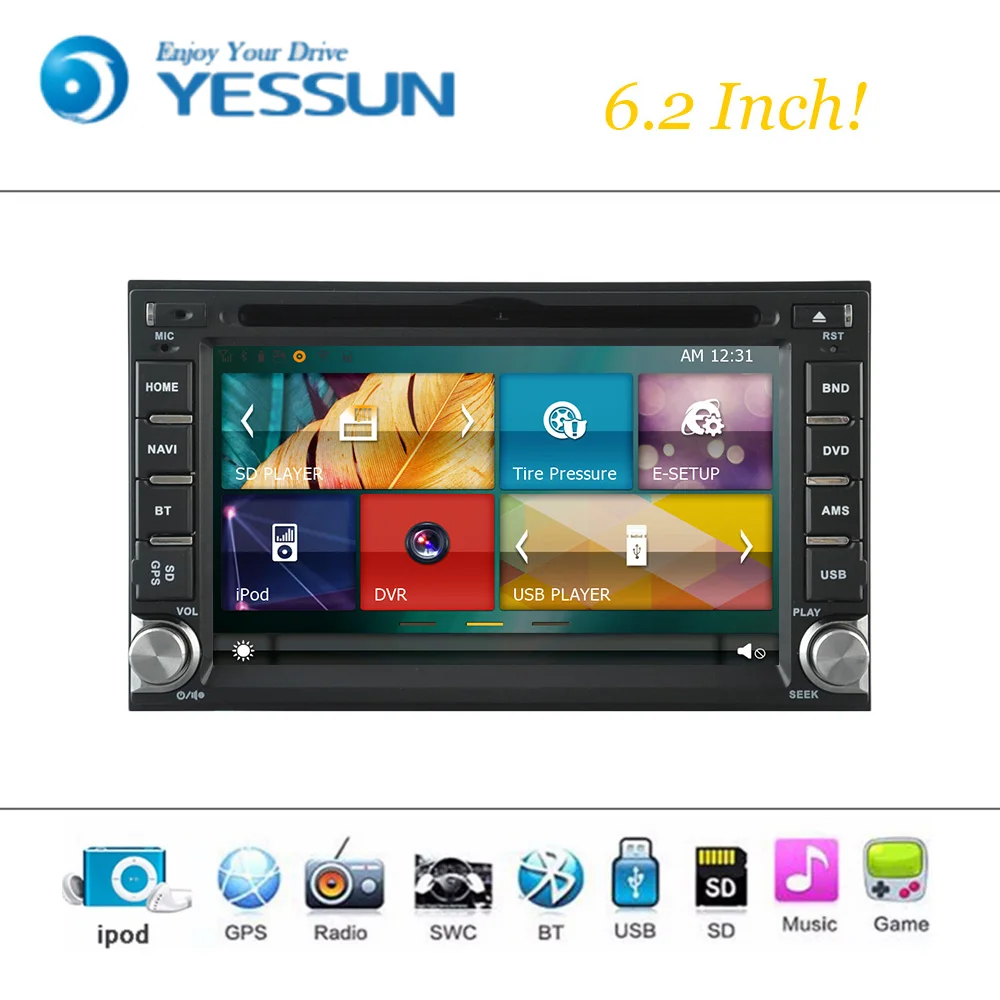 Автомобильный dvd плеер система Android Wince для Hyundai Santa FE 1999 ~ 2005 автомагнитола стерео