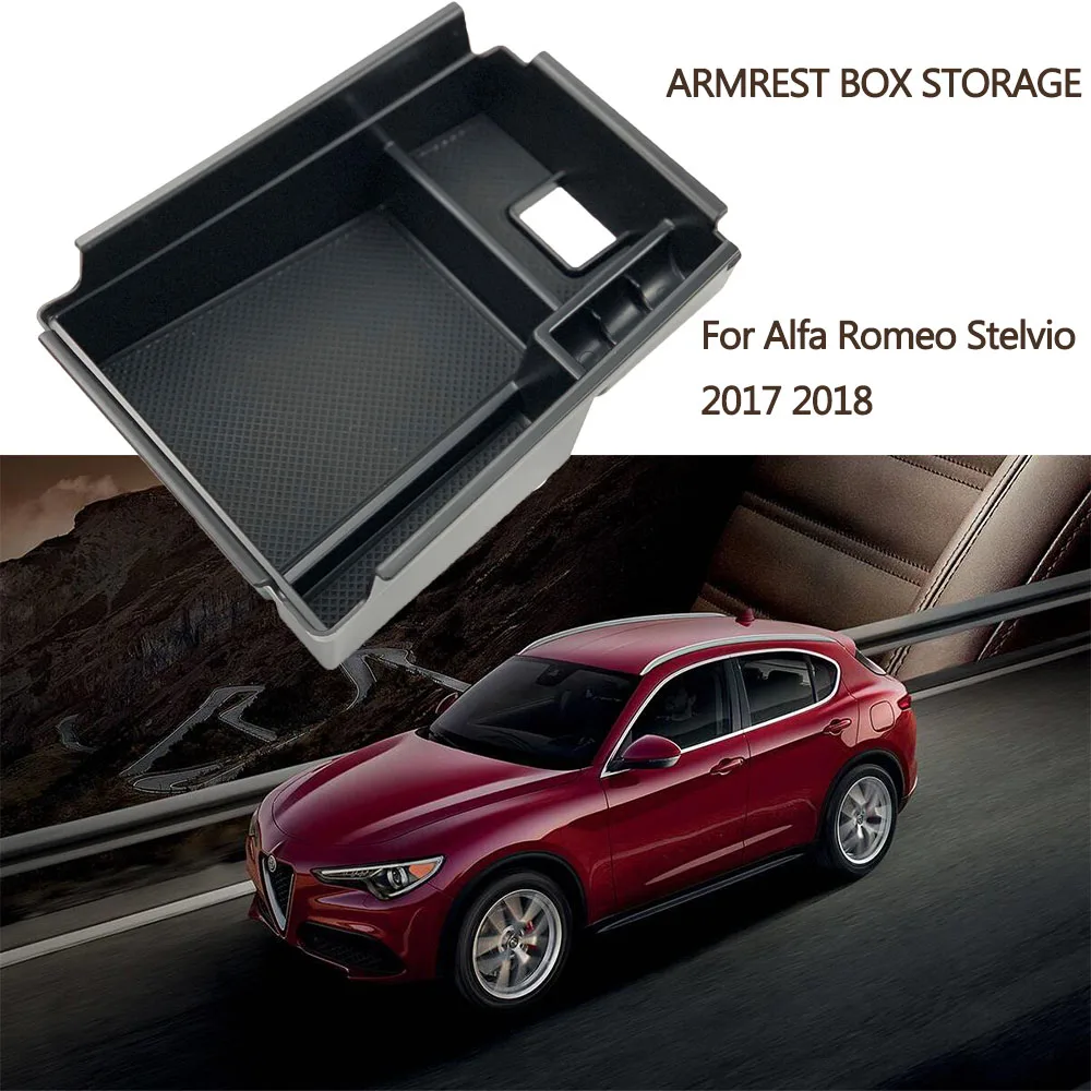 Центральный подлокотник для Alfa Romeo Stelvio 2017 2018 1 шт. автомобильные аксессуары