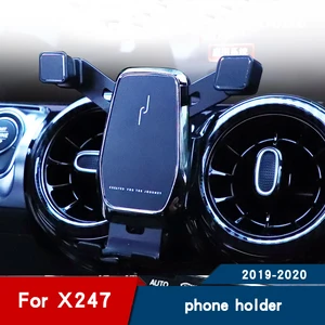Car phone holder for Mercedes GLB X247 air vent Mobile phone stand Navigation bracket Interior modif