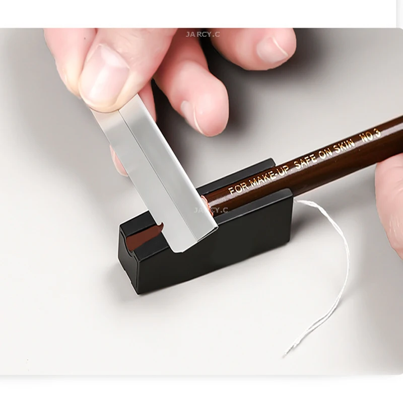 

2 In 1 Eyebrow Pencil Sharpener Microblading Peel-Off Pencil Sharpen Tip Tattoo Sharpening Tool For Permanent Eyebrows Makeup