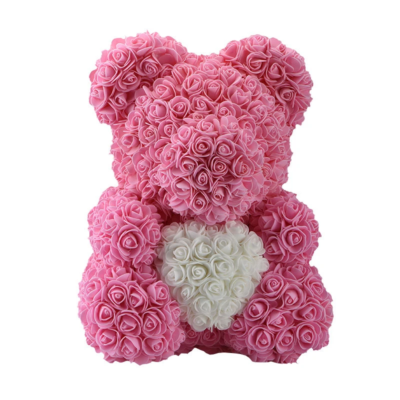 

5-12 Days Arrival DHL Shipping Teddy Rose Bears Artificial Rose Flowers For Women Girls Birthday Valentine's Day Gift