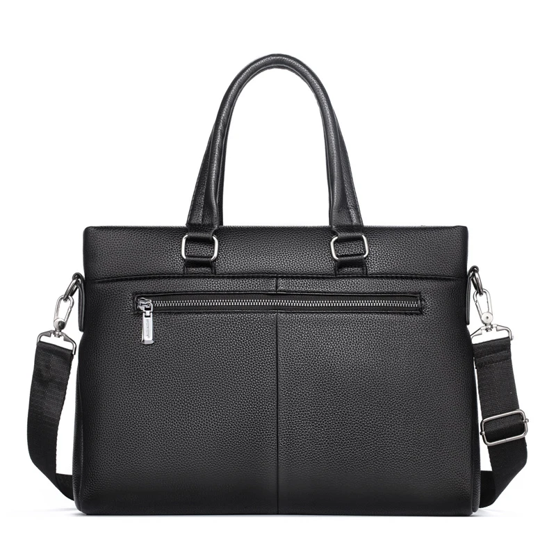 New Men PU Synthetic Leather Shoulder Fashion Business Bags Tote Male handbag Bag For Document Laptop Briefcases Bag Hot Sell