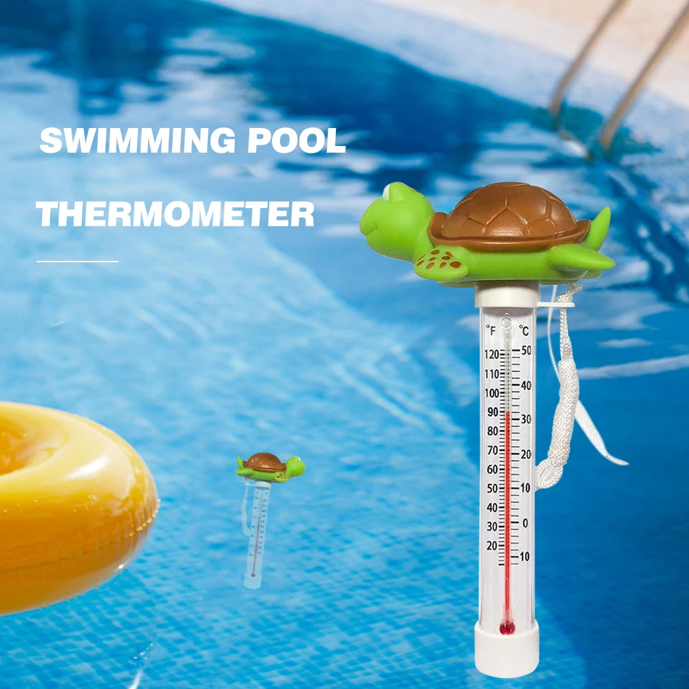 

Термометр для плавательного бассейна милые животные воды спа Температура измерительное устройство Черепаха Бассейн Аксессуары бассейн те...