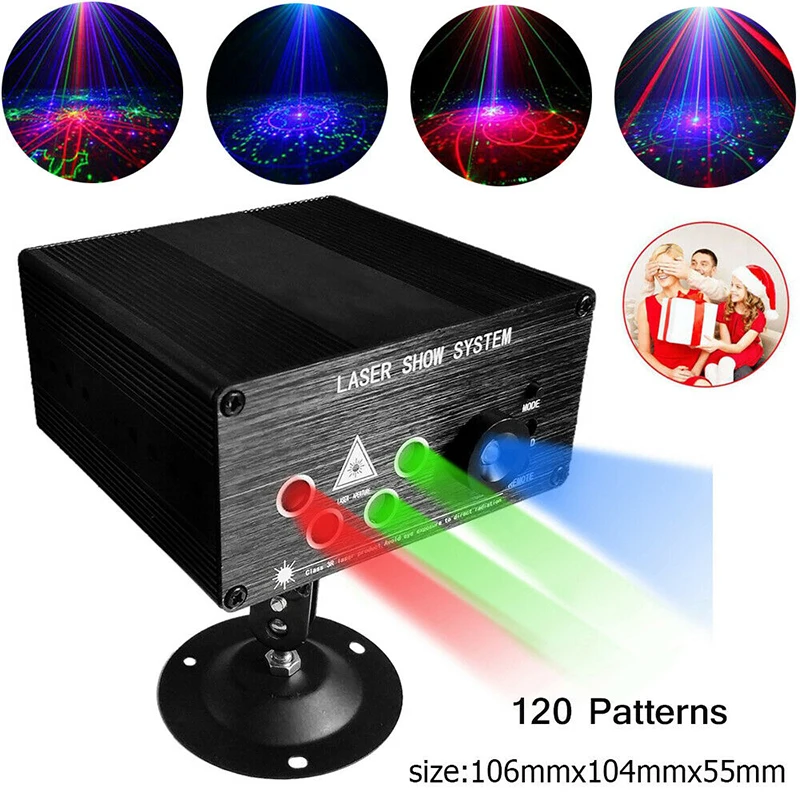 Лазерный проектор DJ сценический светильник ing 120 моделей диско музыкальный RGB