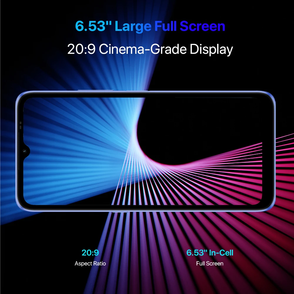 UMIDIGI-tel&eacute;fono inteligente Power 5S versi&oacute;n Global, 4GB, 32GB, pantalla HD de 6,53 pulgadas, Triple C&Aacute;MARA DE 16MP, 6150mAh-3