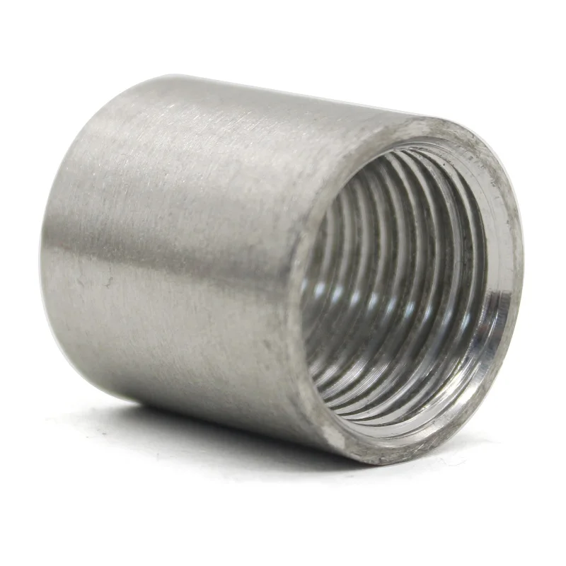 

304 Stainless Steel Water Pipe Fitting 1/8" 1/4" 3/8" 1/2" 3/4" 1" 1-1/4" 1-1/2" 2" Straight Female Threaded Pipe Fitting