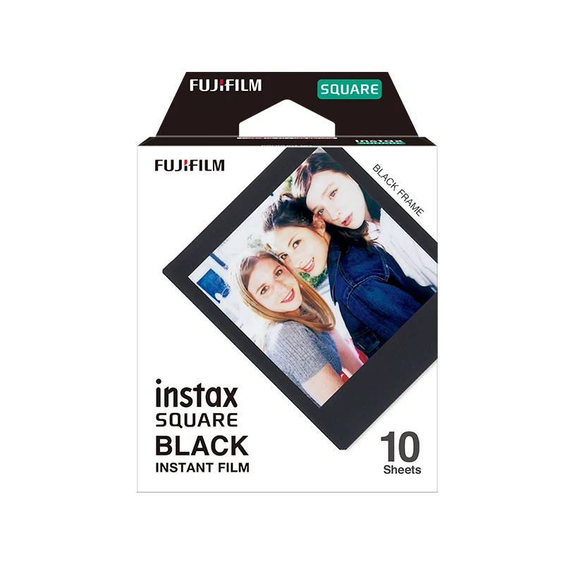 Fujifilm instax mini fuji квадратная фотобумага черный край 10 листов для sq6/SP-3/sq10 камеры |
