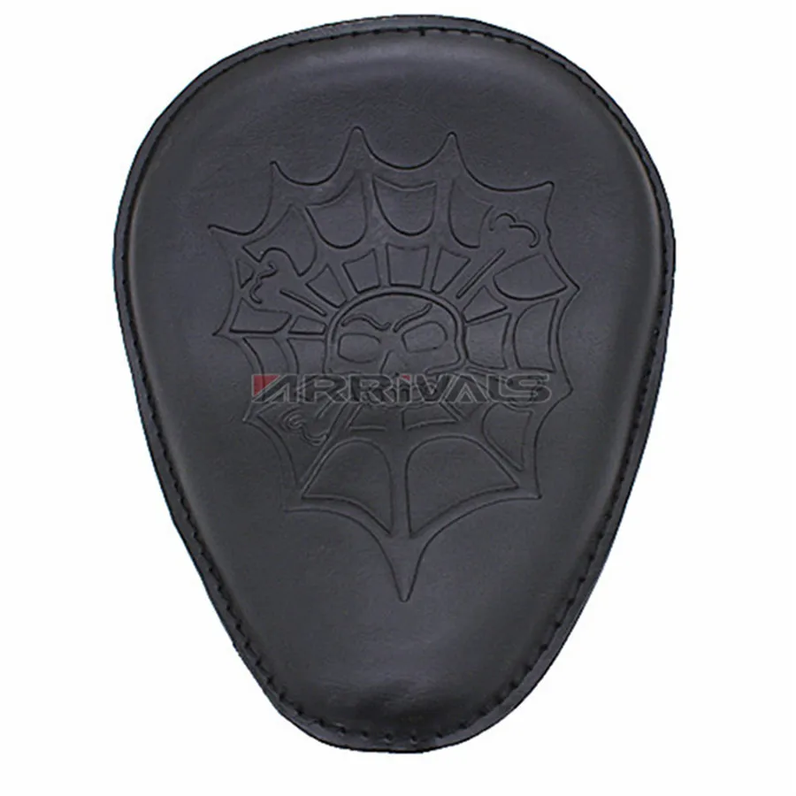 Коричневая Кожаная Весенняя подушка на сиденье водителя мотоцикла для Harley Honda