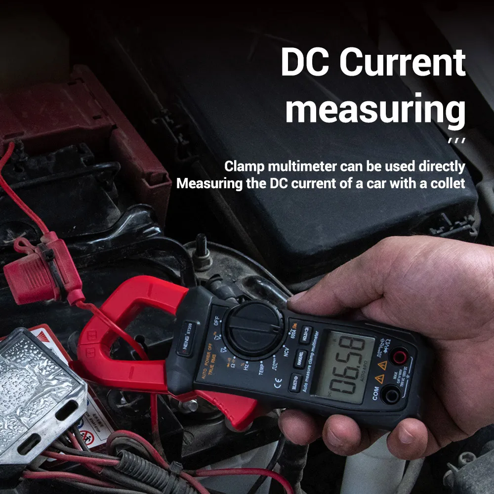 Цифровой мультиметр зажим ANENG ST209 6000 отсчетов True RMS ампер постоянного/переменного