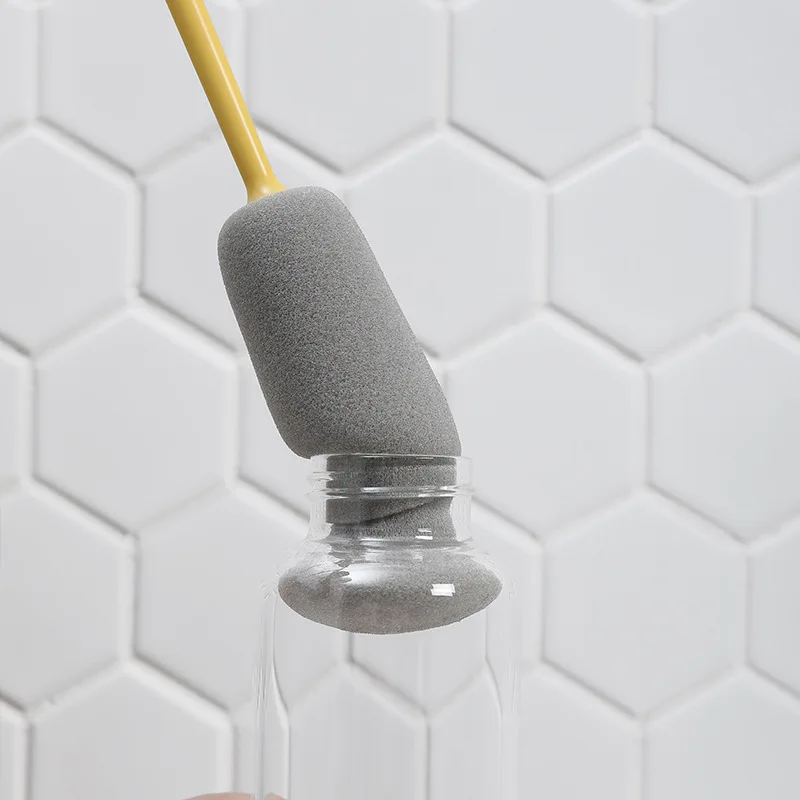 Губка с длинной ручкой для дома термочистящие салфетки мытья посуды кофе чая