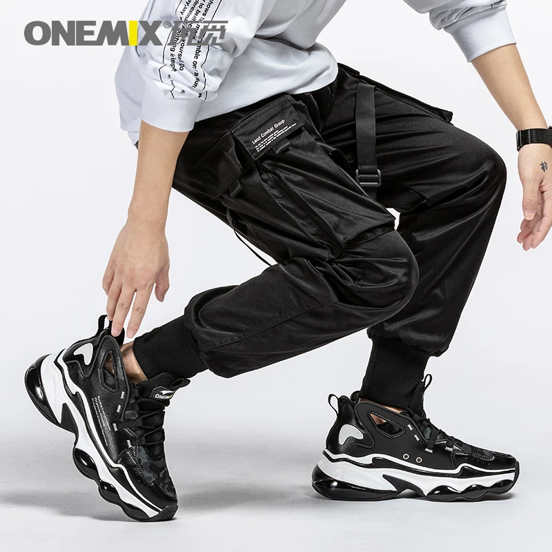 ONEMIX Running Shoes for Men Hight Increase 7 CM Air Cushion Fashion Original Wing Reflective Sport Shoes Walking Sneakers Women