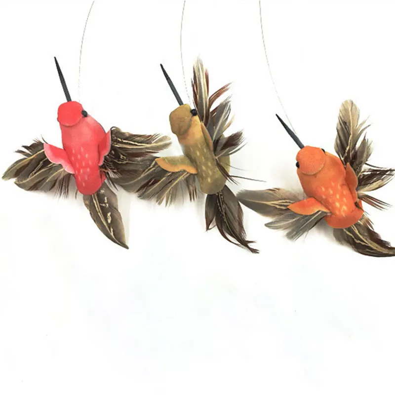 

Hot 1pc Automatic Electric Rotating Cat Toy random color Butterfly Bird Plastic Funny Pet Dog Kitten Interactive Training Toys