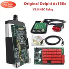 Delphi ds150e V3.0 NEC Реле Tcs Pro Plus 2017.R3 с генератором ключей, светодиодный 3-в-1 сканер для автомобилей, грузовиков, OBD2 диагностический инструмент для ремонта