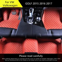 auto foot pads for vw volkswagen golf 2015 2016 2017 car floor mats