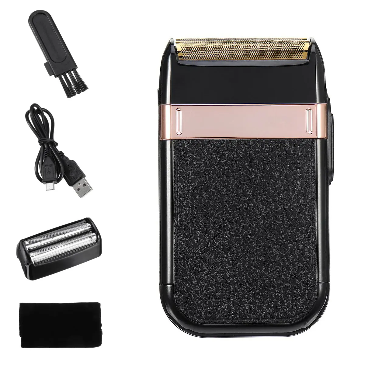 

Electric Shaver for Men Twin Blade Reciprocating Cordless Razor Hair Beard USB Rechargeable Shaving Machine Barber Trimmer Set