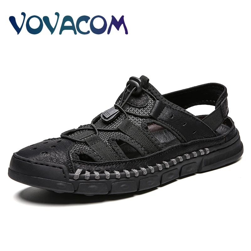 Сандалии мужские сетчатые дышащие удобные кроссовки повседневная обувь для