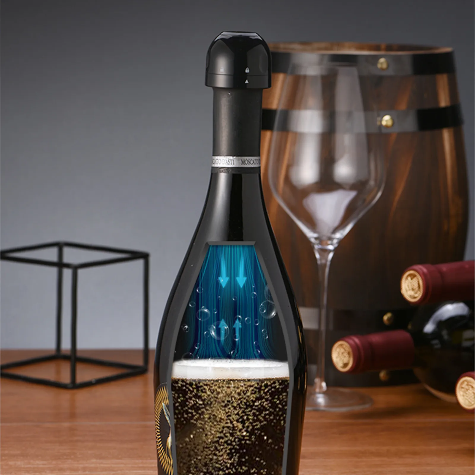 2/3/5 шт. Вакуумная Крышка для бутылки вина |