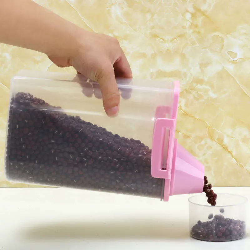 Пластиковая герметичная банка контейнер для хранения большая кухонная