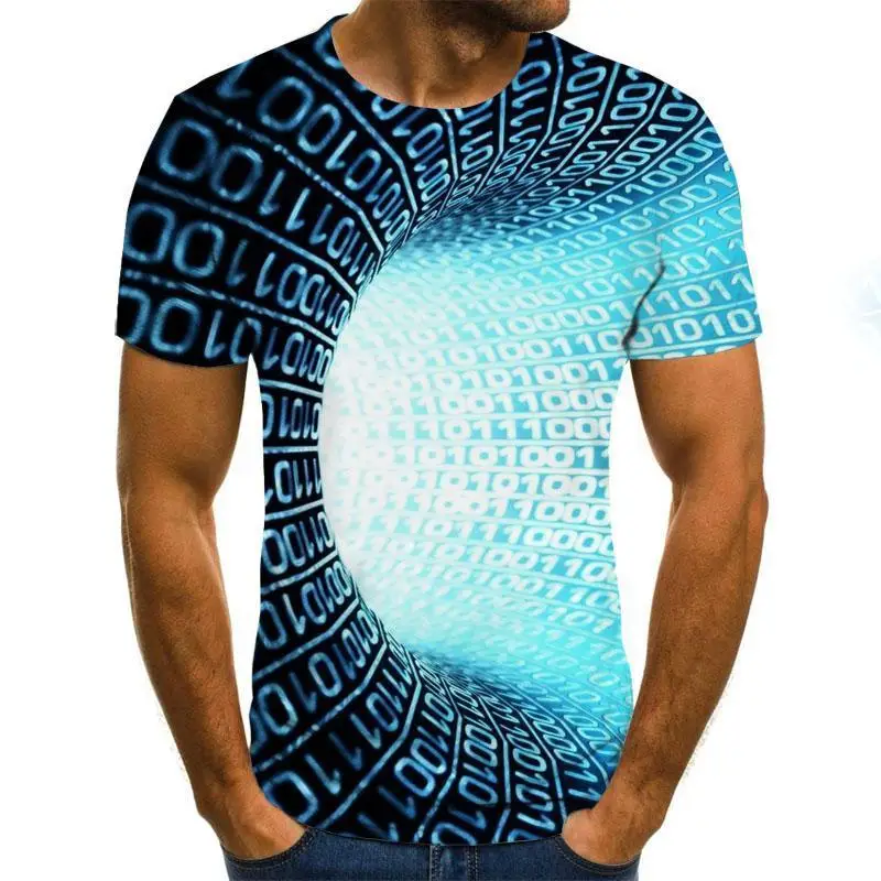 

High Quality Hot Sale T -Shirt Men 'S Short Sleeve Cool Colorful Men 'S T -Shirt Brand Summer Men 'S 3d T -Shirt