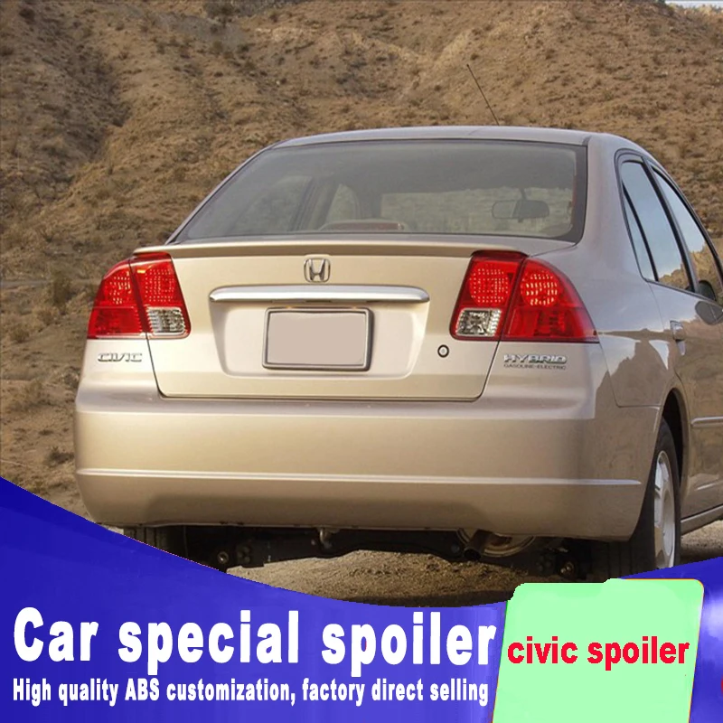 Спойлер Golden Code 2001 2002 для honda civic спойлер высокого качества и твердого АБС