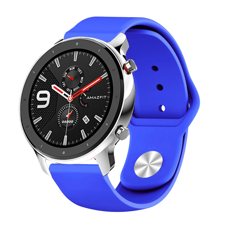 Ремешок 22 мм 20 мм для смарт-часов Polar Vantage M, ремешок для huawei Watch GT, ремешок для часов Hnonr, Волшебный силиконовый ремешок на запястье