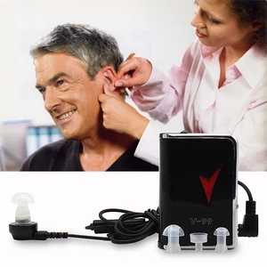 Портативный слуховой аппарат, цифровой слуховой аппарат, инструменты для пожилых людей, глухих людей за ухом, усилитель, регулируемый, здоровый слух