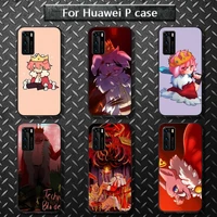 top game technoblade blood god phone case for huawei p40 pro lite p8 p9 p10 p20 p30 psmart 2019 2017 2018