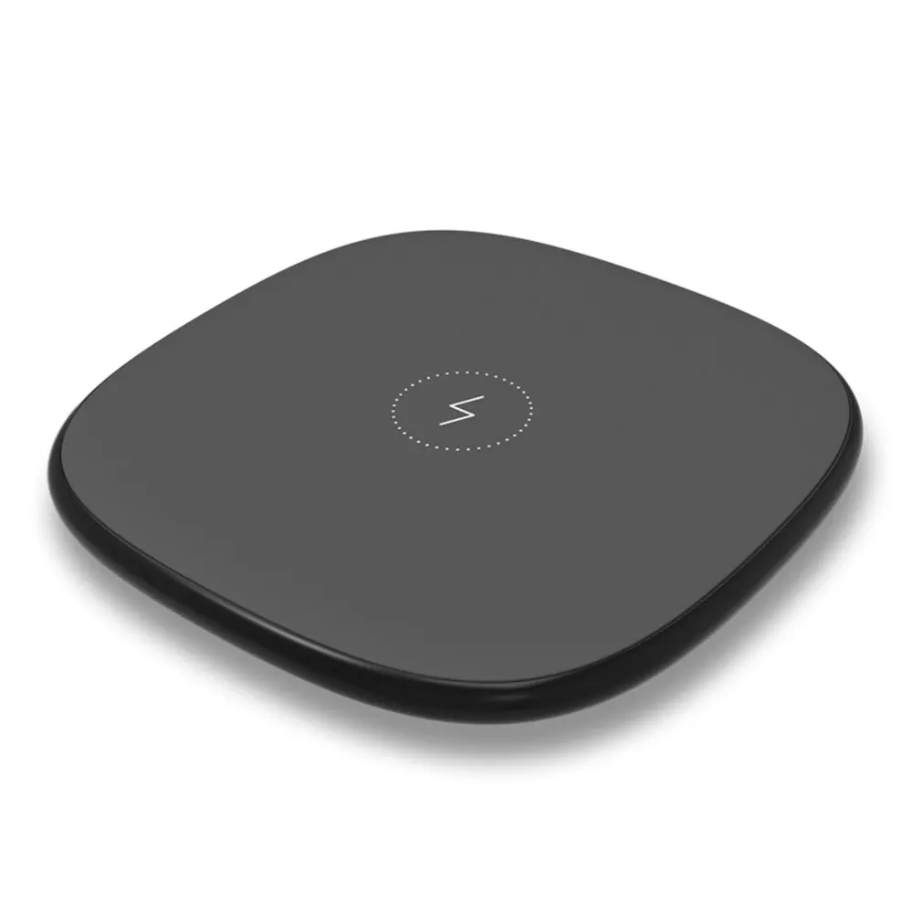 

TS09S/ TS60 Qi Fast Wireless Charger Docking Pad for iPhoneX8 Non-Slip Wireless Charging Pad With LED Indicator for Samsung S7 8