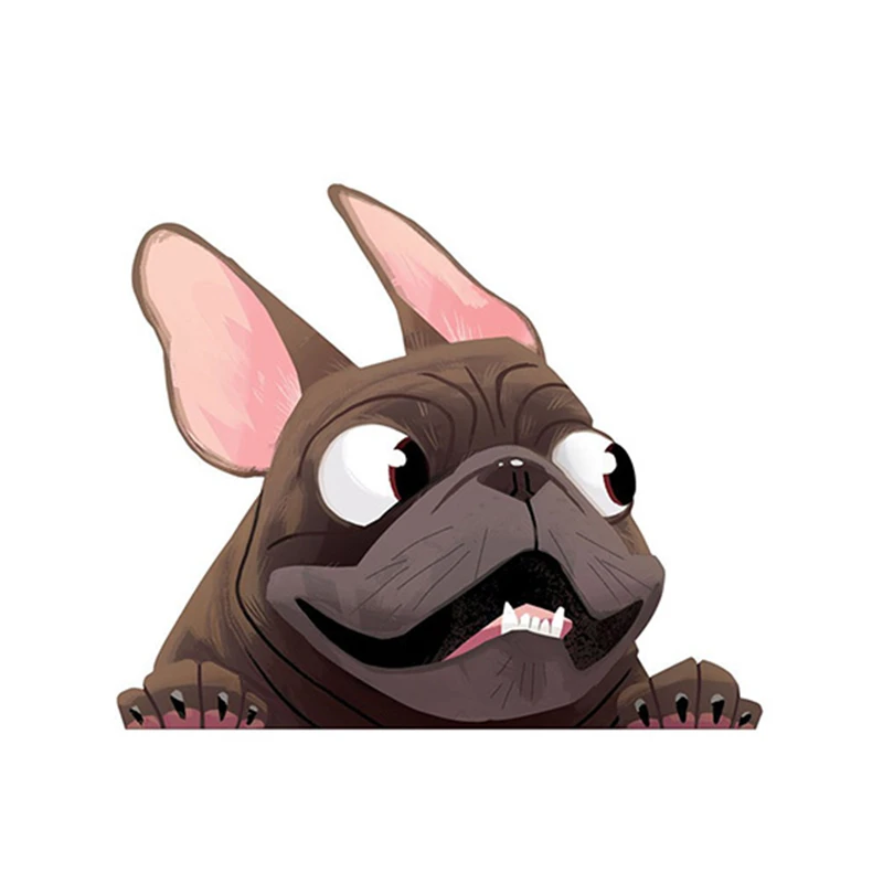 

Fawn French Bulldog Sticker Pet Dog Vinyl Decal Animal Cartoon Car Stickers Waterproof KK13*11cm