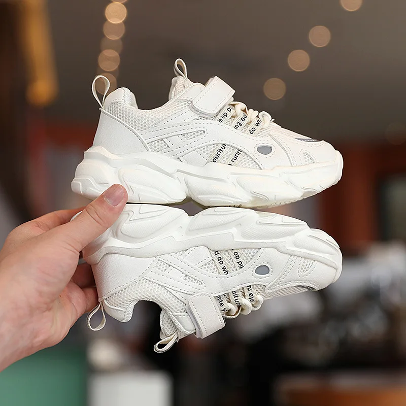 Детская спортивная обувь модные нейтральные легкие кроссовки для мальчиков и