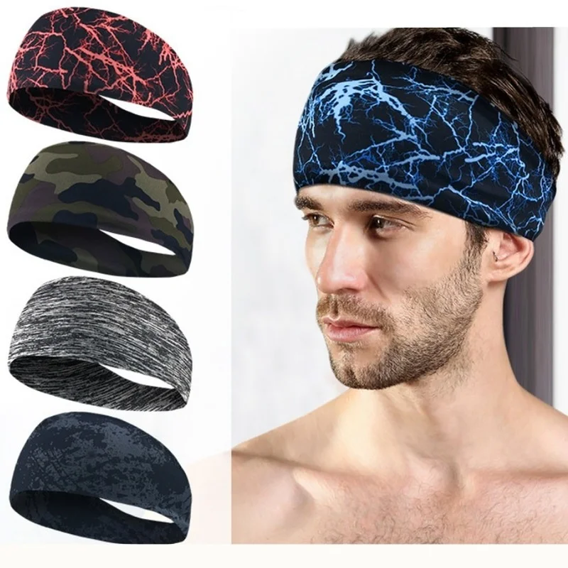 

1 Pcs Men Lycra Breathable Sports Headband Sweat Guide Belt Antiperspirant Belt