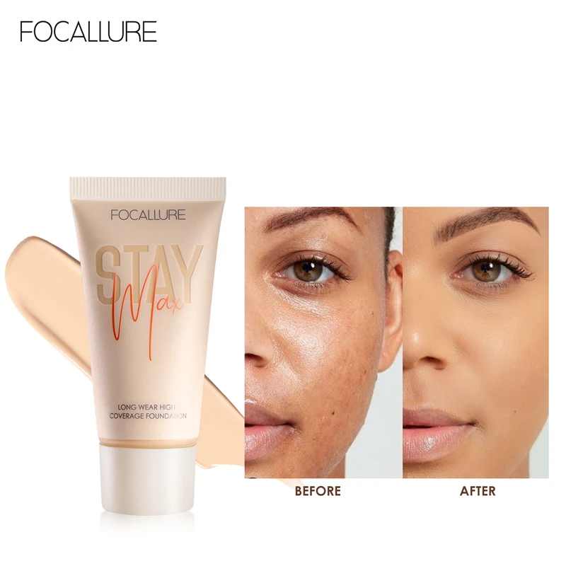 FOCALLURE STAYMAX матовая легкая основа для размывания пор HD водостойкая долговечная