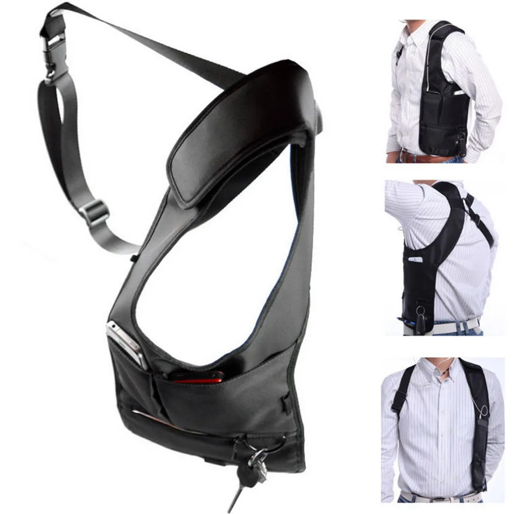 Сумка для подмышек с регулируемым ремешком портативные нагрудные сумки защитой