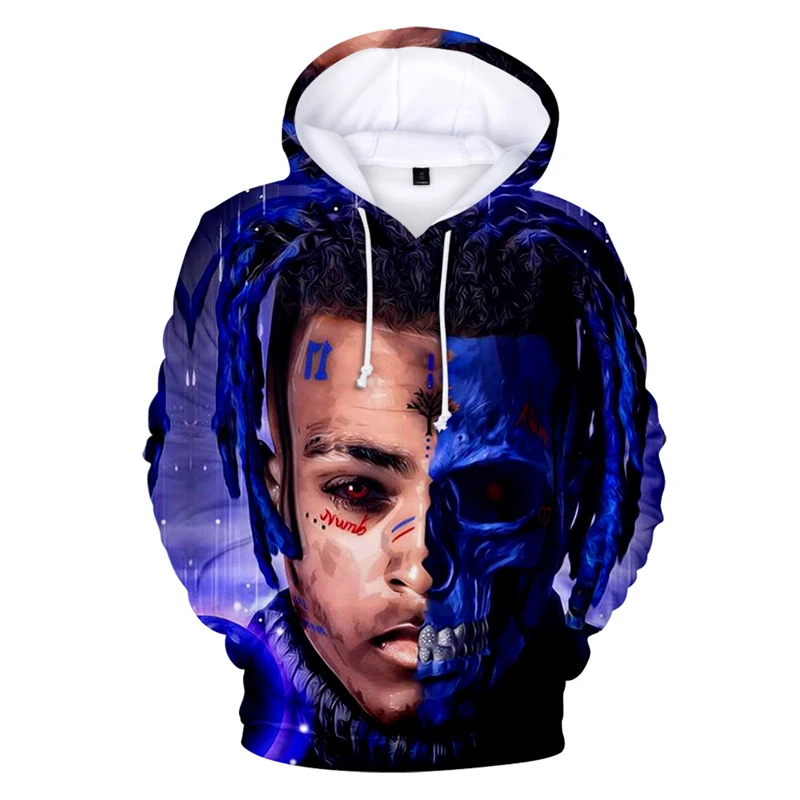 Новинка Толстовка Rapper XXXTentacion lil peep 3D Мужская/женская уличная одежда толстовки хит