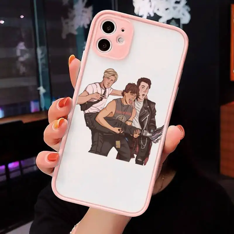 

Julie and the Phantoms Sunset Phone Case matte transparent For Pink iPhone 7 8 x xs xr 11 12 pro plus max mini Clear Funda