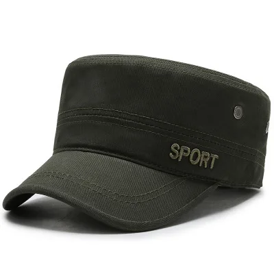 2020 new men's camouflage military hat fashion flat Korean version of the tide outdoor sports autumn and winter caps visor w |